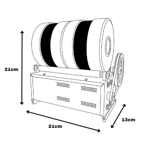 Rock Tumbling Kit - Dual Barrel Tumbler, Grit Pack & 1kg Rough Rock