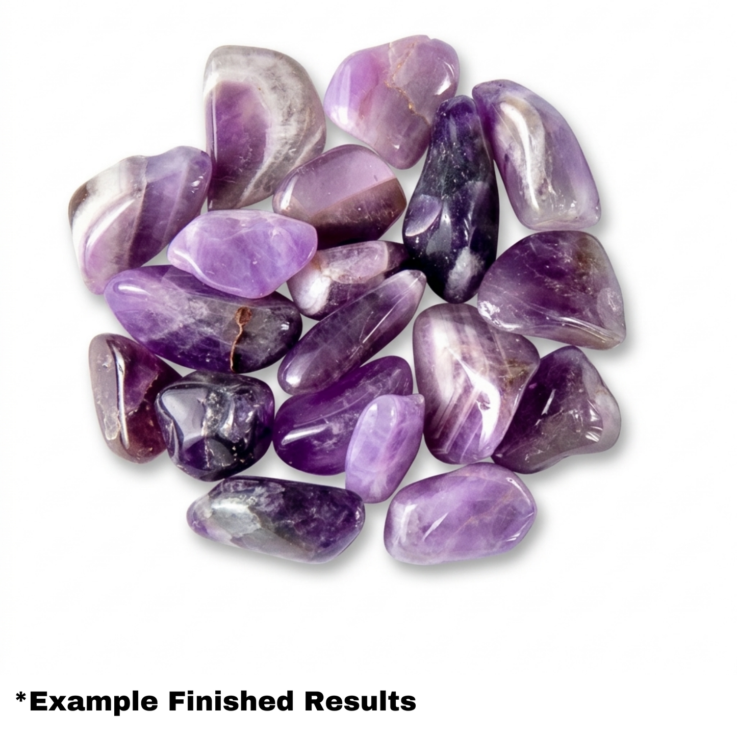 Banded Amethyst Stone Tumbling Rough Rock