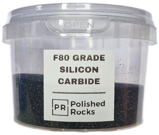 F80 Rock Tumbling Grit - Silicon Carbide