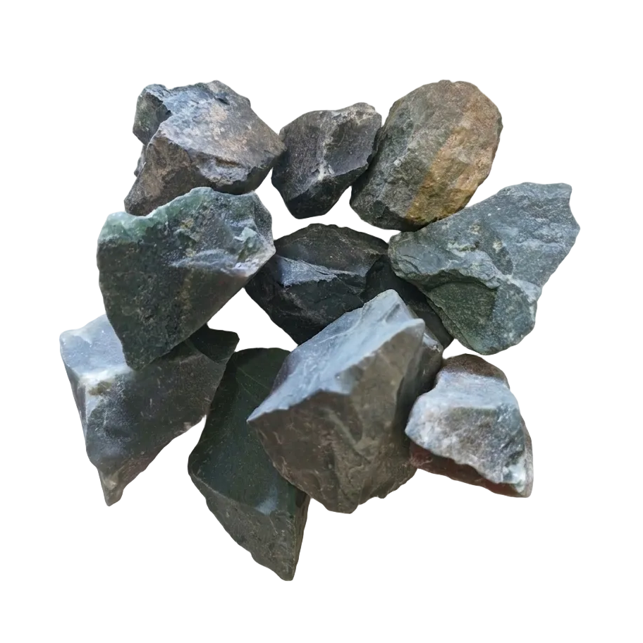 Moss Agate Stone Tumbling Rough Rock