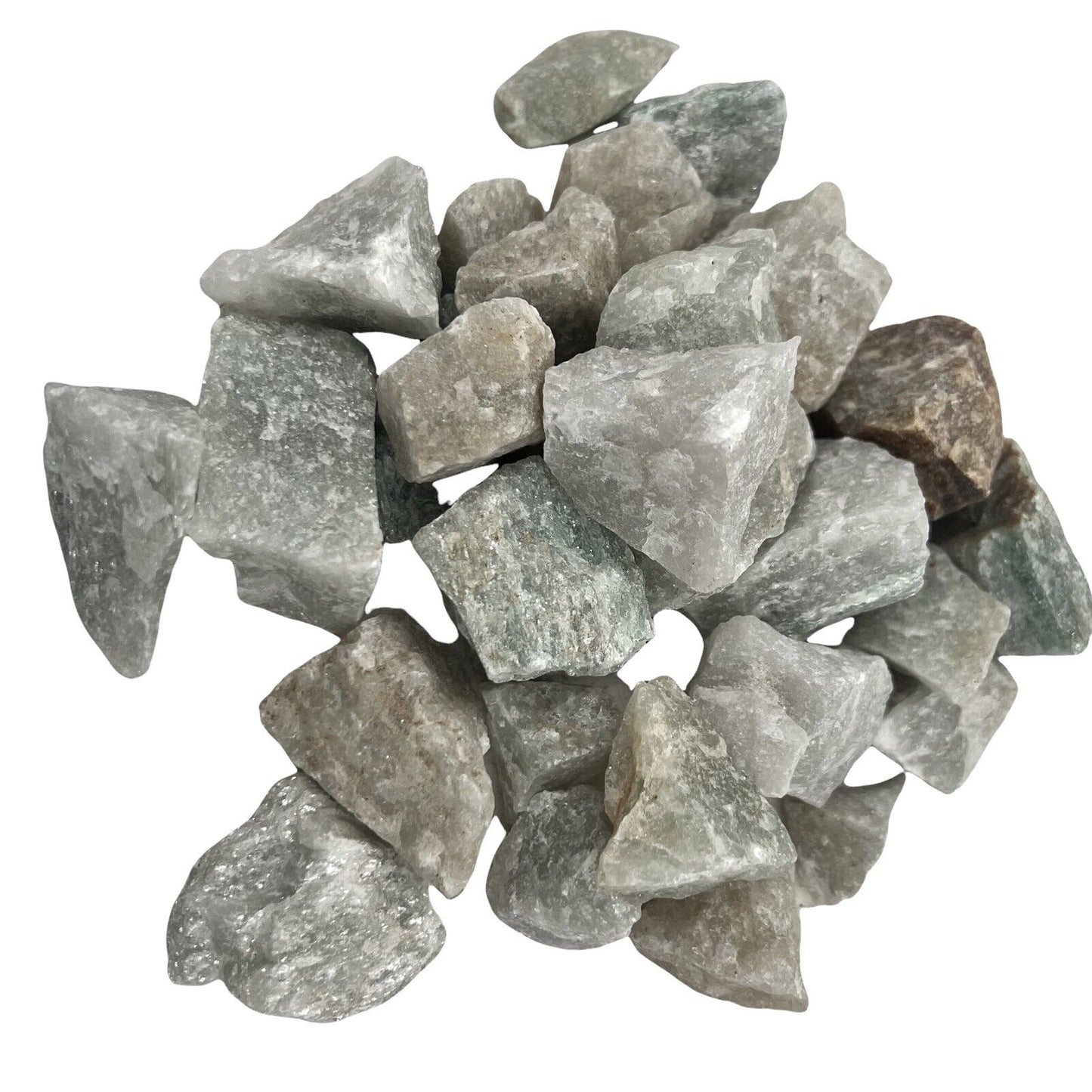 1kg Green Aventurine Stone Tumbling Rough Rock