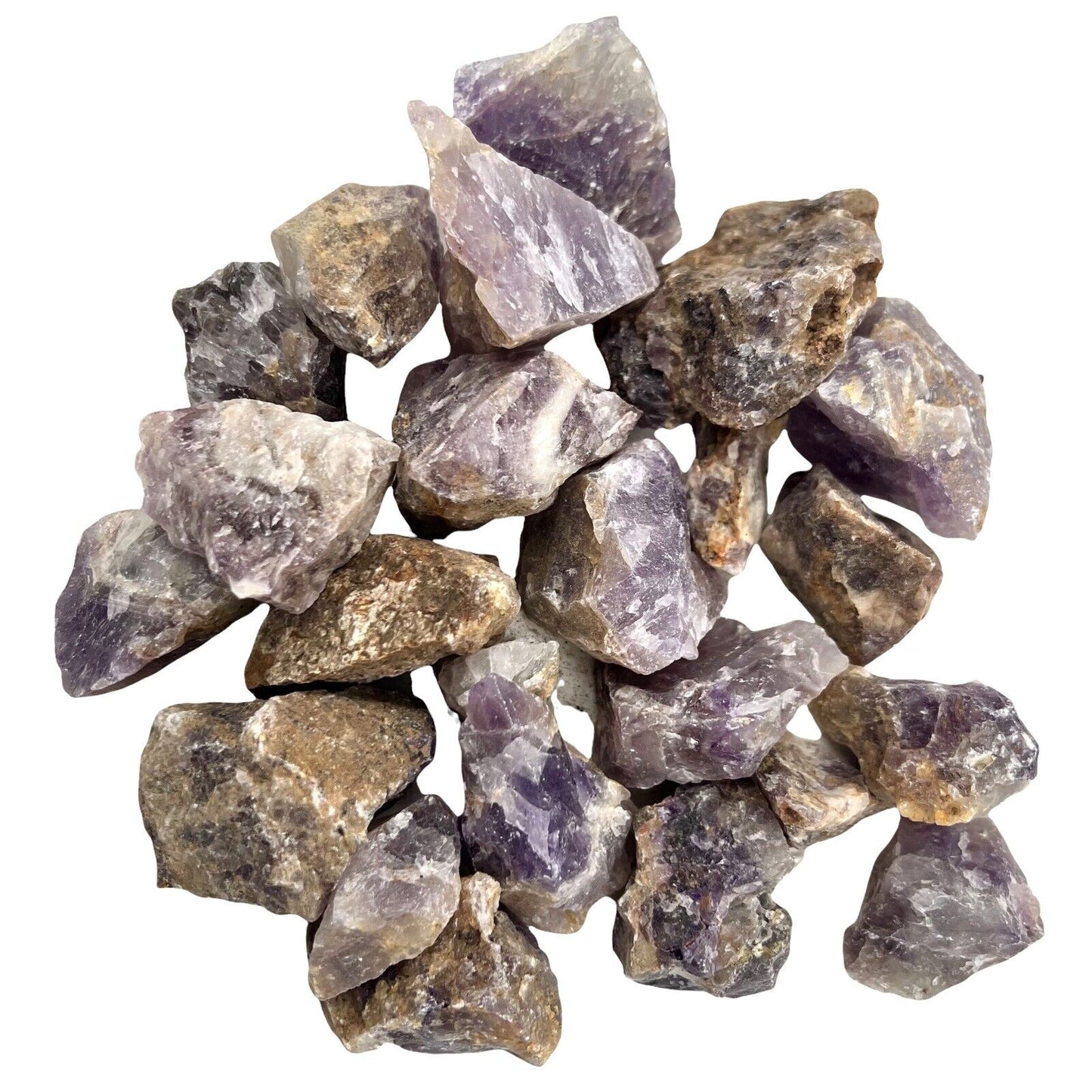 1kg Amethyst Stone Tumbling Rough Rock