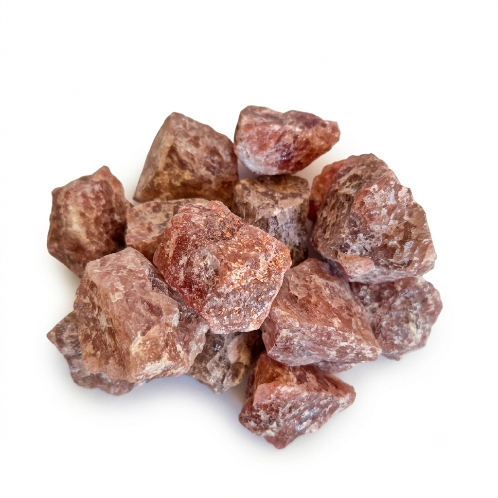 Strawberry Quartz Stone Tumbling Rough Rock