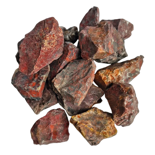 rough brecciated jasper rocks. 