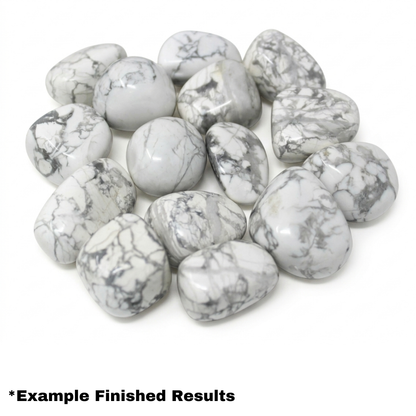 Howlite Stone Tumbling Rough Rock